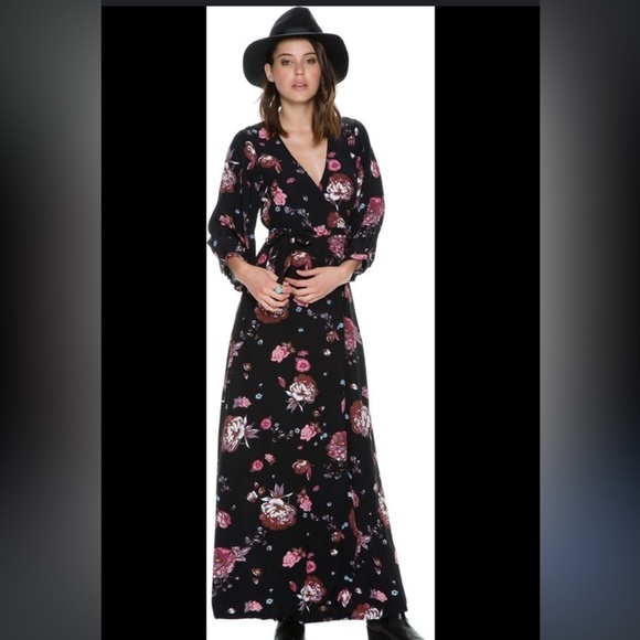 Faithfull The‎ Brand - Bonnie and Clyde Maxi new wrap floral bohemian cottage - Picture 1 of 14